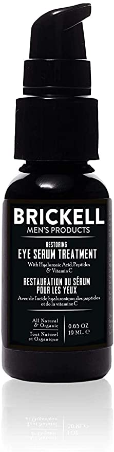 confezione del Brickell Men's Restoring Eye Serum